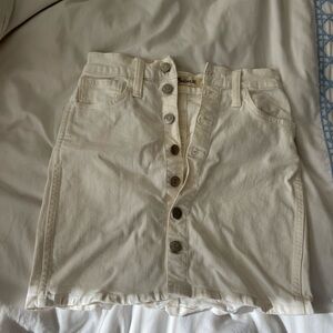 Madewell denim skirt